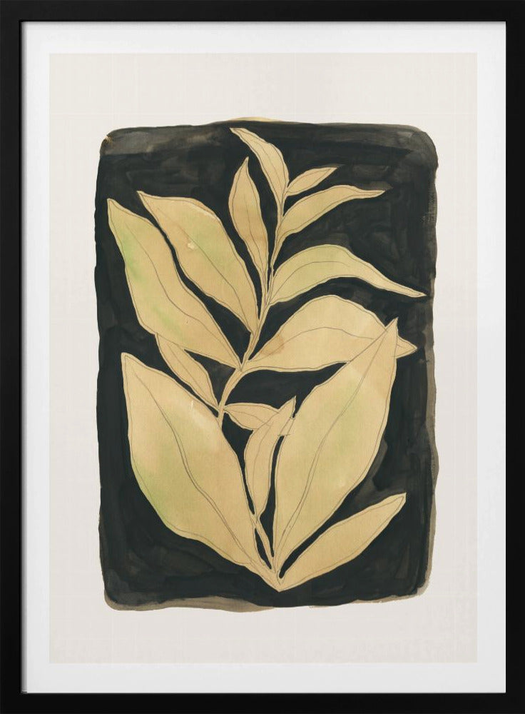 Foliage noir N.2 | Poster