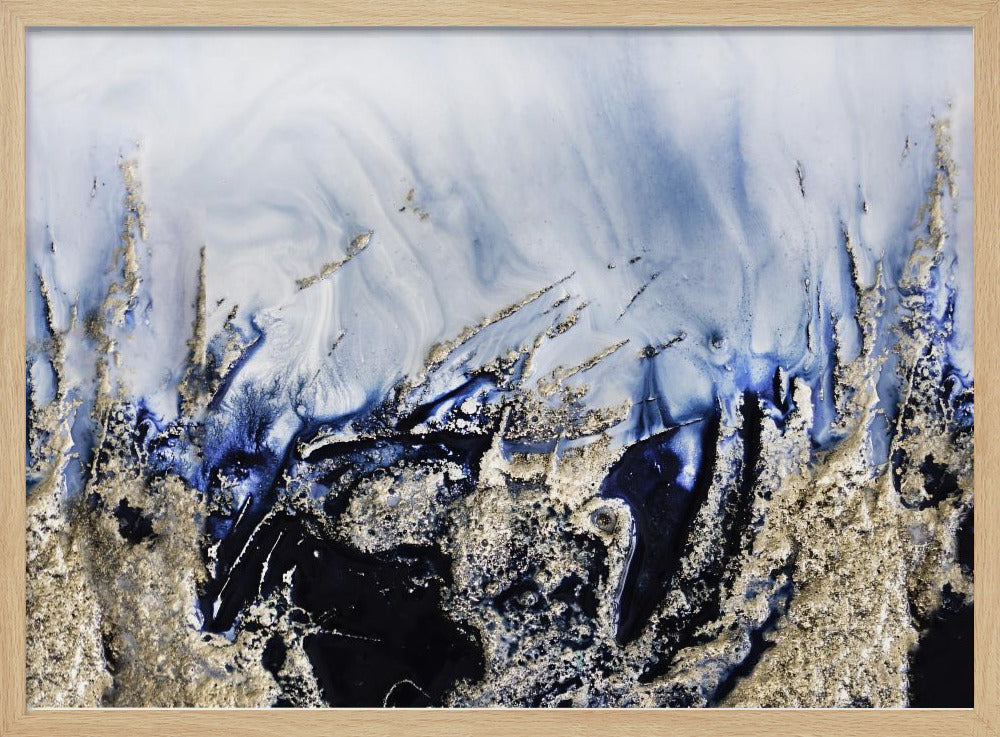 Dramatic Art - Golden Rocks | Poster