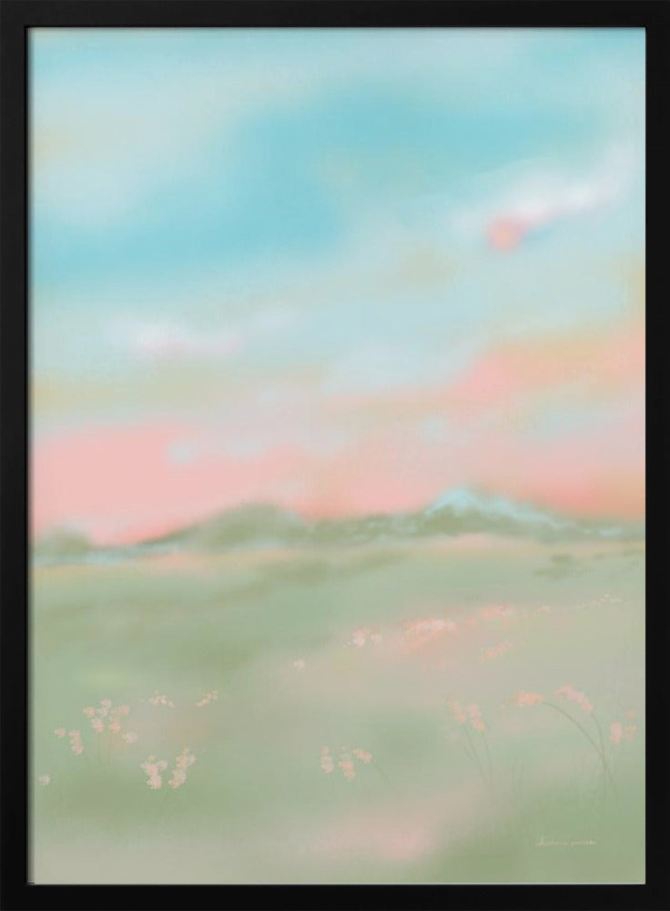 Dreamy Pastel Meadow | Poster