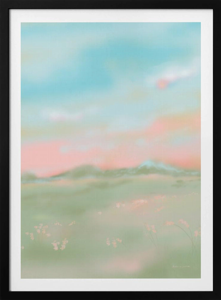 Dreamy Pastel Meadow | Poster