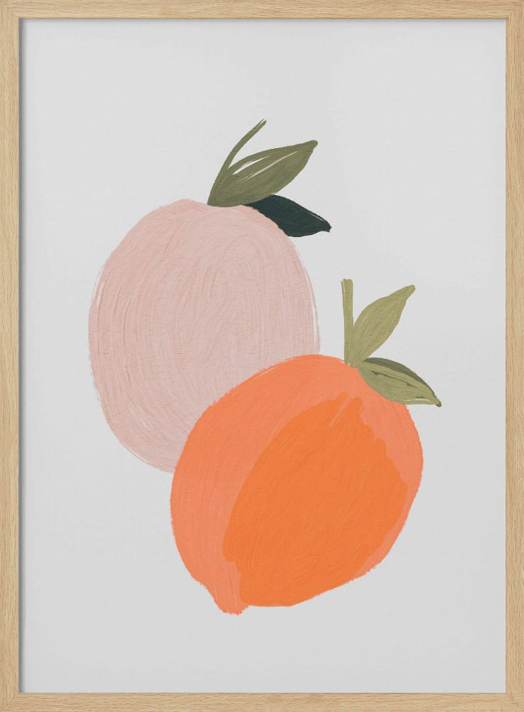Painted Peach | Poster
