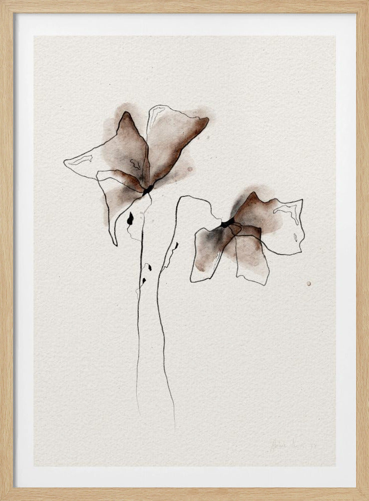 A Colorful Watercolor Floral Painting | Poster