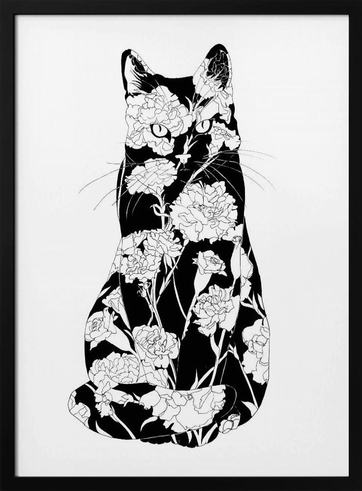 Carnation Cat Original | Poster