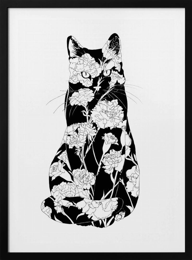 Carnation Cat Original | Poster
