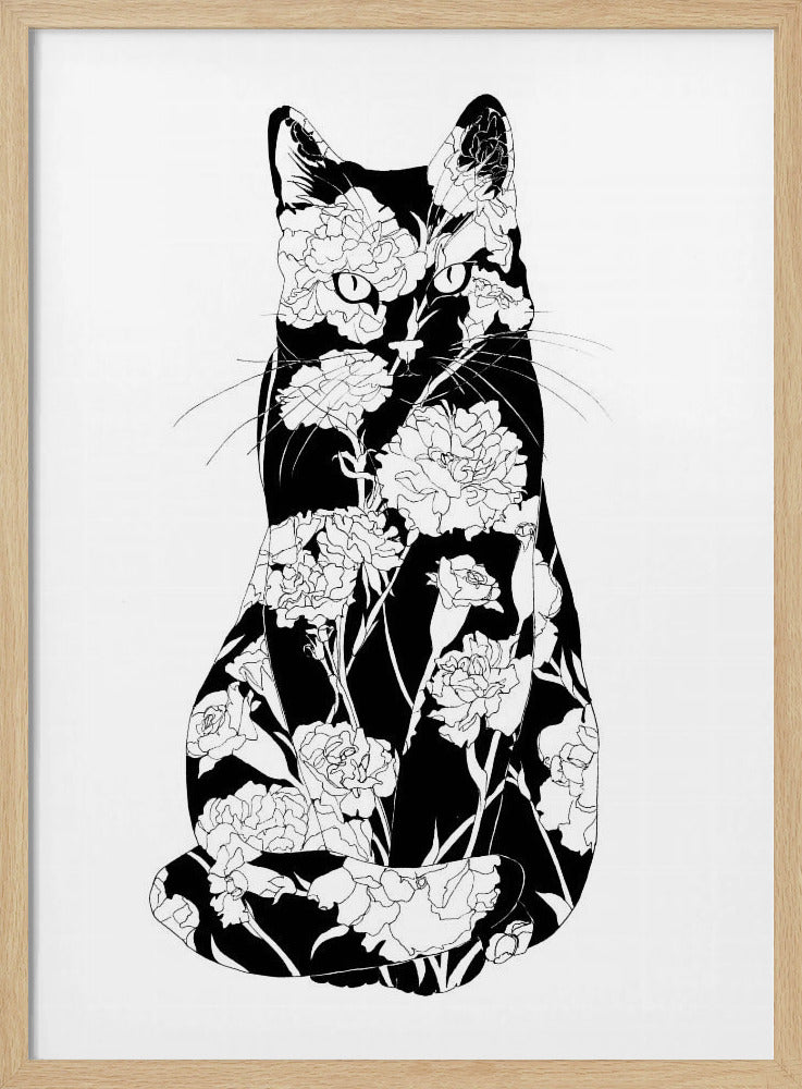 Carnation Cat Original | Poster