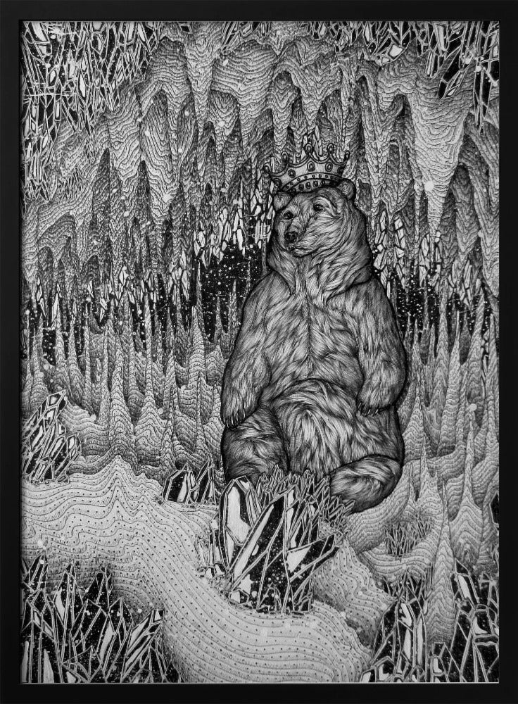 Cave of the Bear King Large | Poster