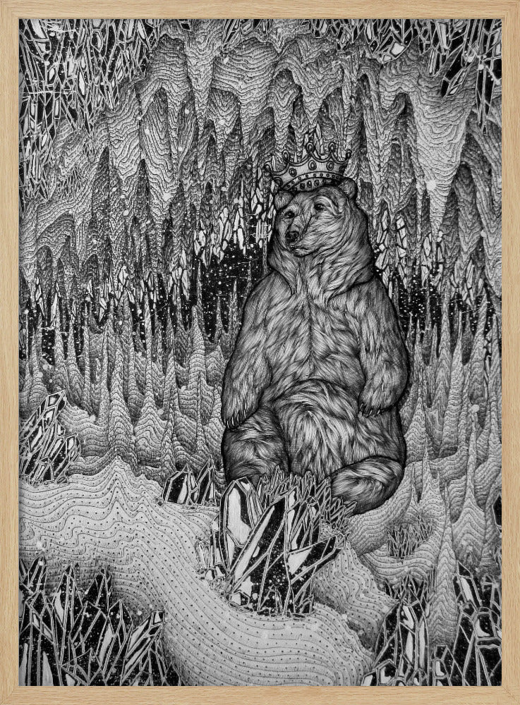Cave of the Bear King Large | Poster