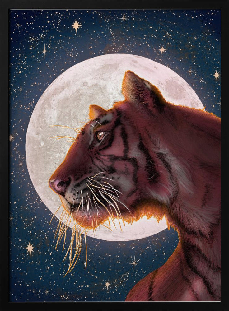 Moon and Tiger Colour Large | Poster