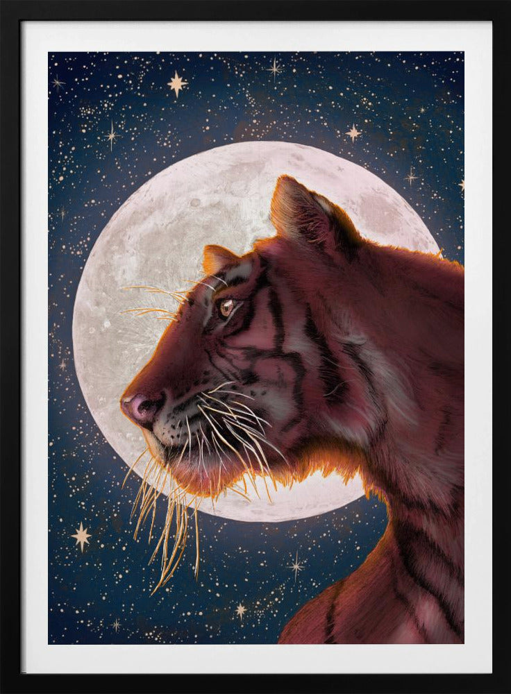 Moon and Tiger Colour Large | Poster