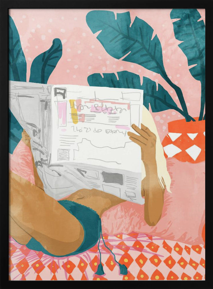 Bohemian Morning News Art Print | Poster