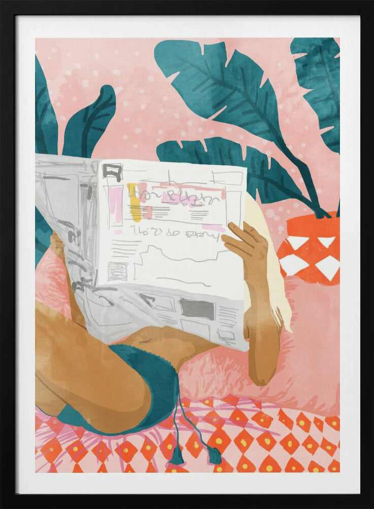 Bohemian Morning News Art Print | Poster