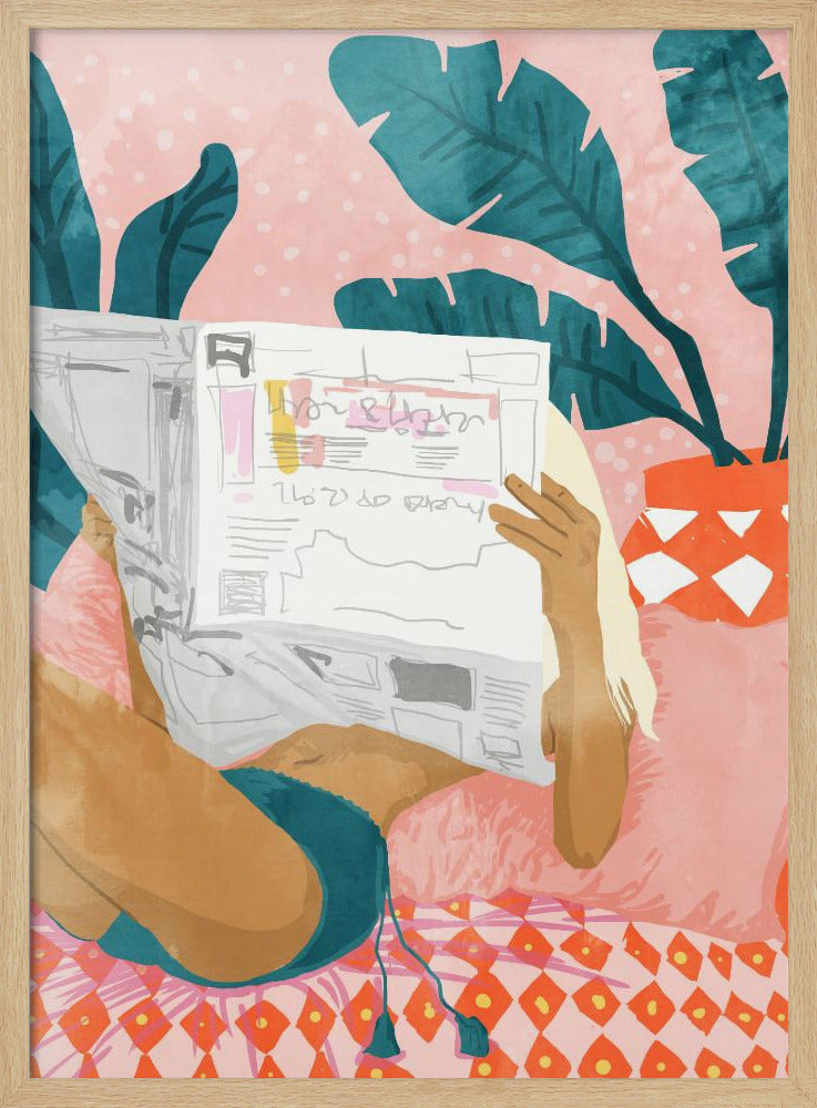 Bohemian Morning News Art Print | Poster