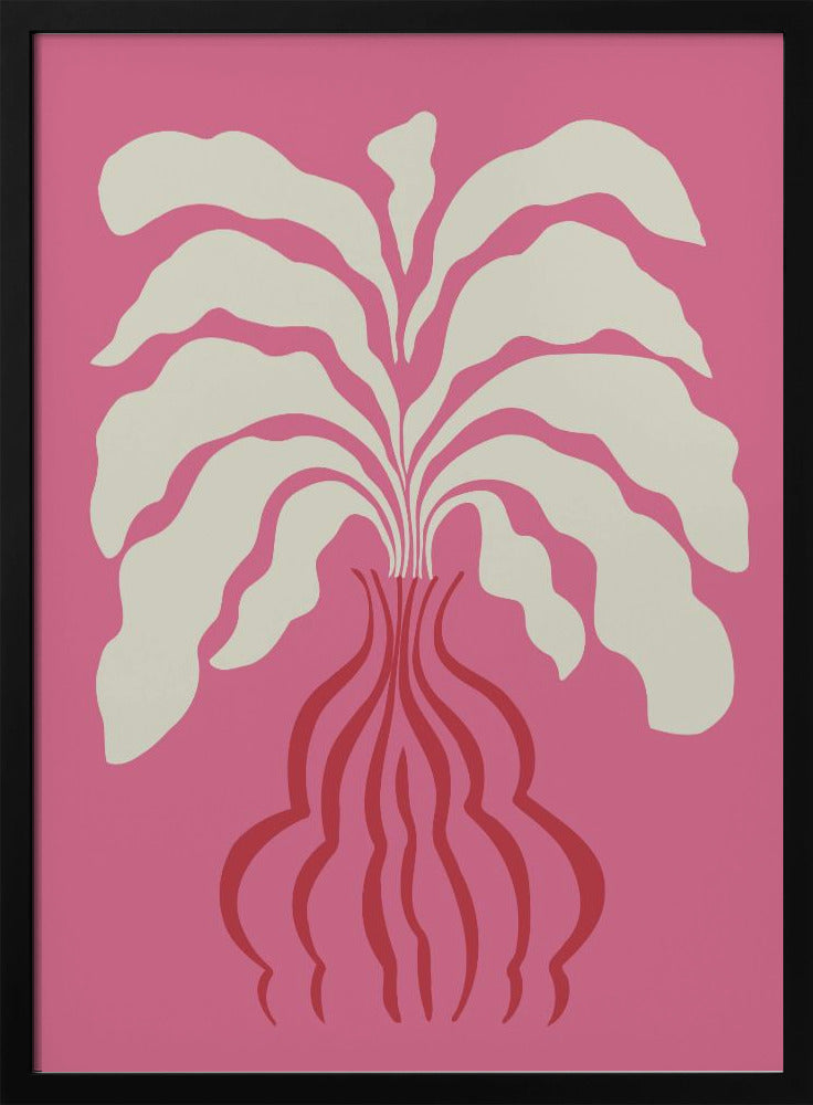 Minimal Leaf and Vase | Poster