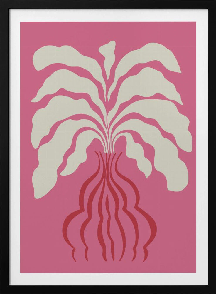 Minimal Leaf and Vase | Poster