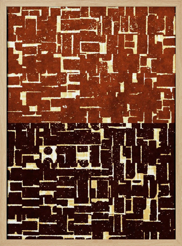 Dual Maze Tapestry | Poster