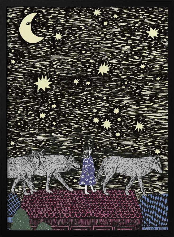 Girl With Wolves | Poster