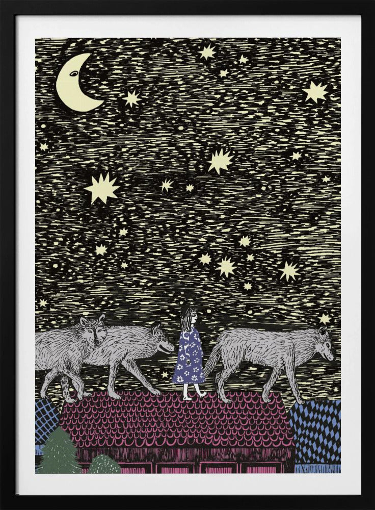 Girl With Wolves | Poster