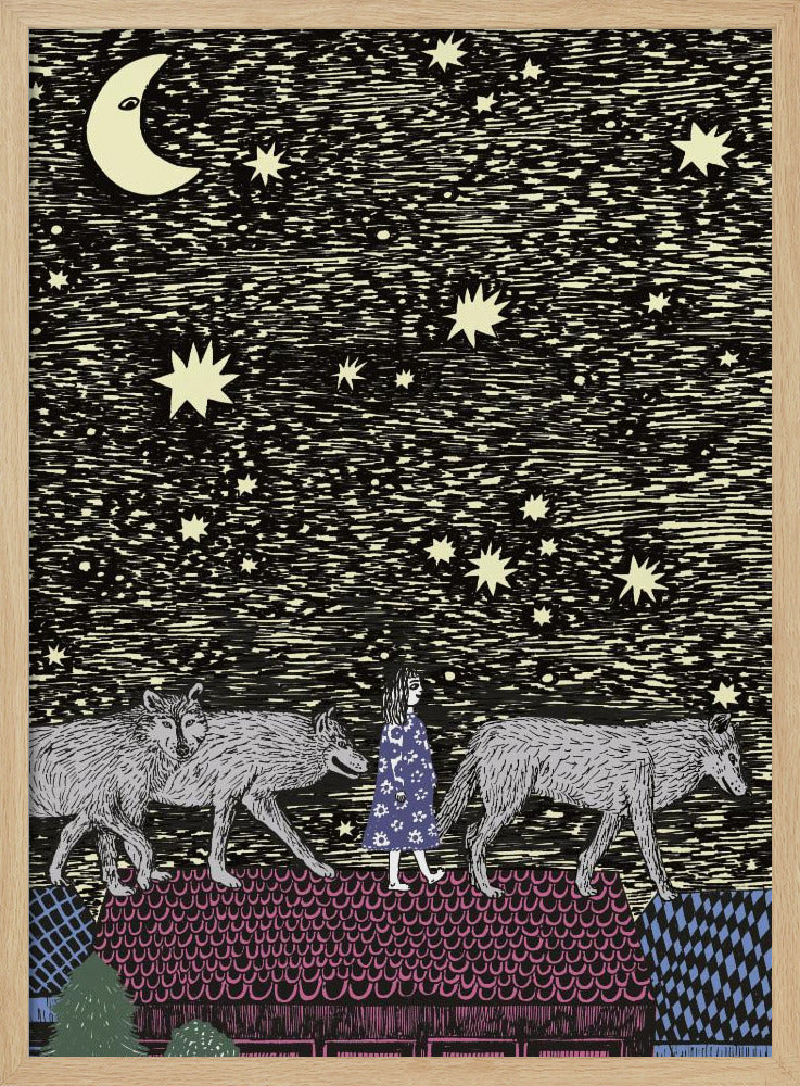 Girl With Wolves | Poster