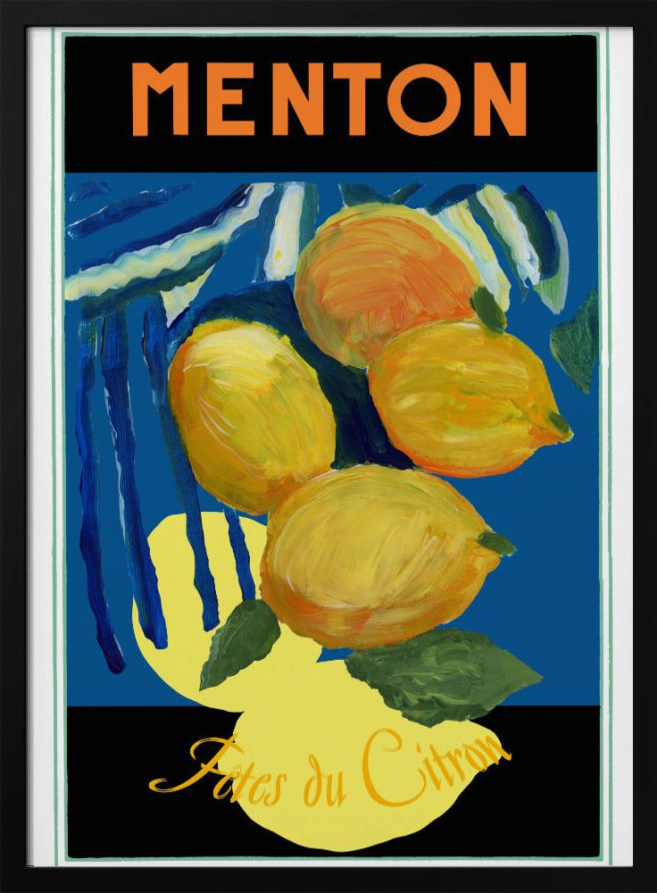 Lemons Menton Citrus Fruit Poster | Poster