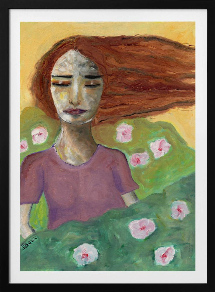 Brunette Free as a Breeze | Poster