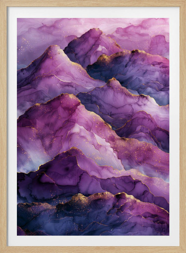 Magical amethyst Ladscape Graphic (8) | Poster