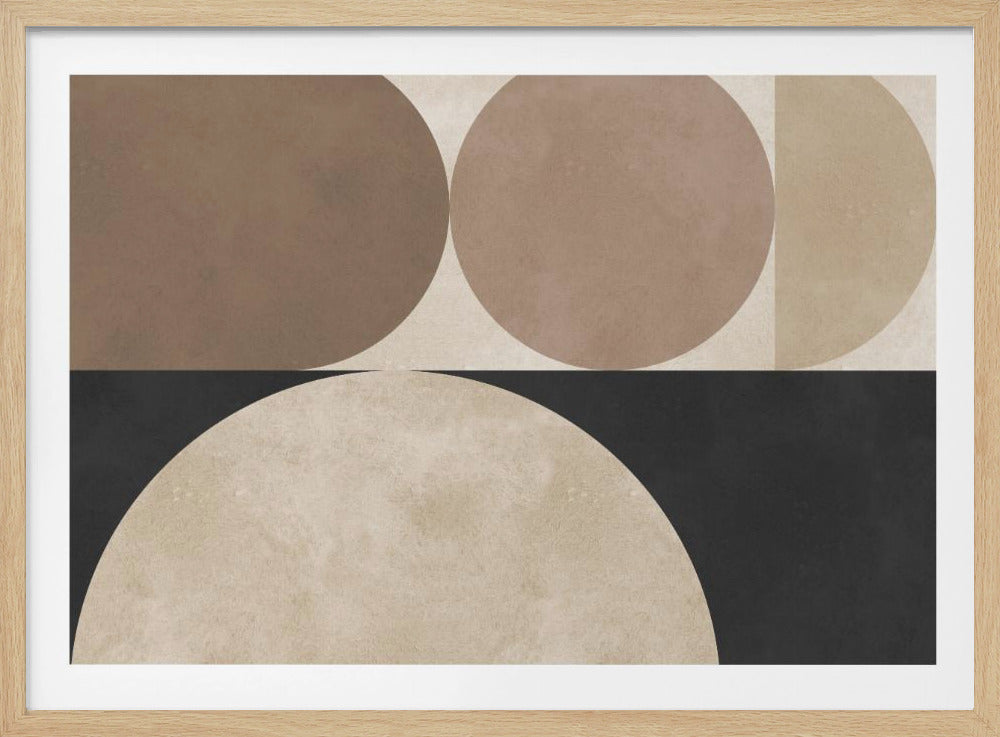 Brown geometry 5 | Poster