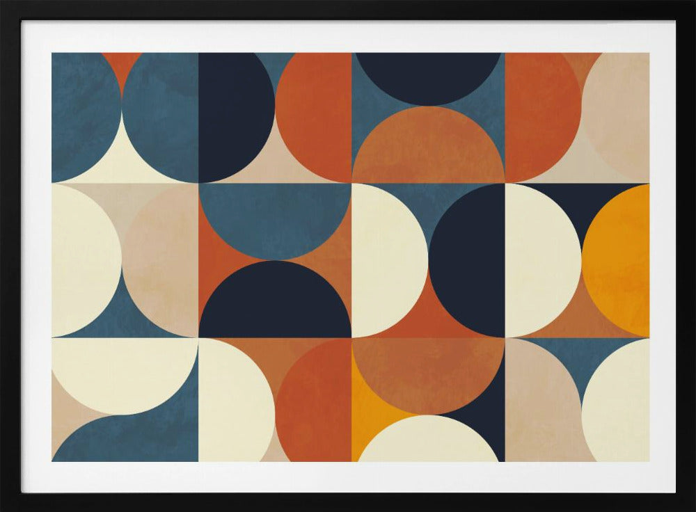 Geometry New12 Marron | Poster