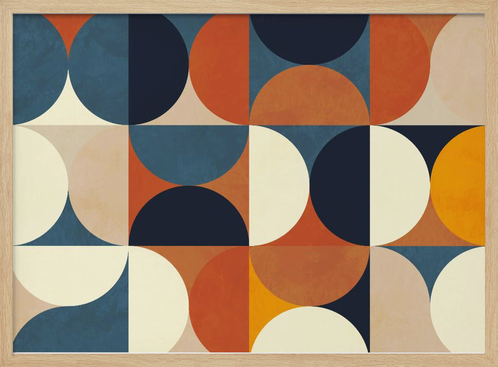 Geometry New12 Marron | Poster