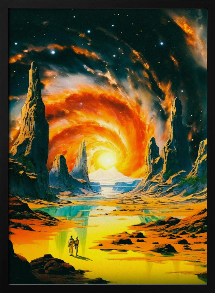 Romantic Space Walk | Poster