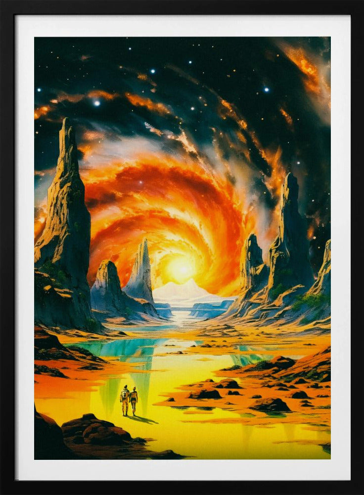 Romantic Space Walk | Poster