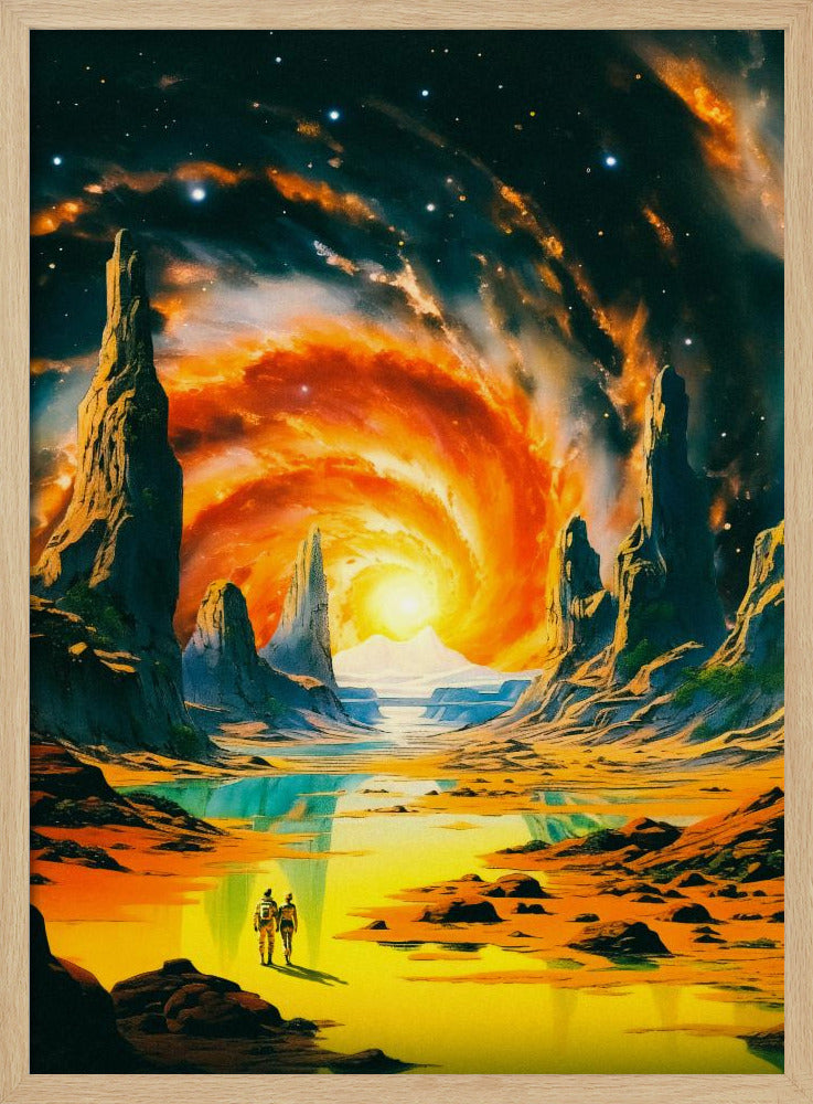 Romantic Space Walk | Poster