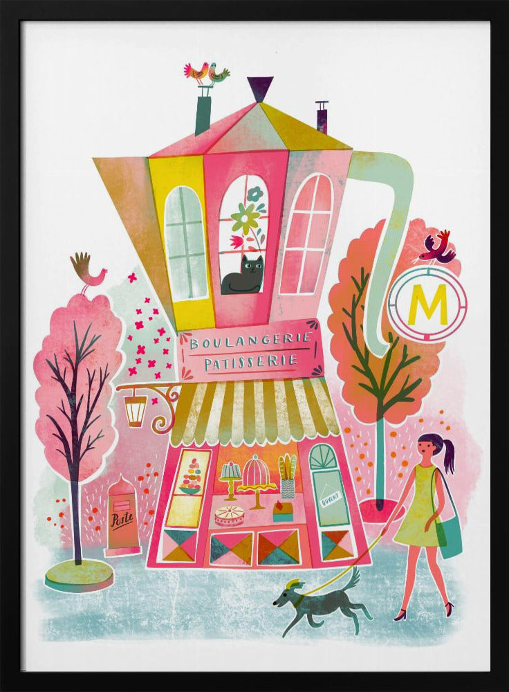 French Coffee Patisserie Vintage | Poster