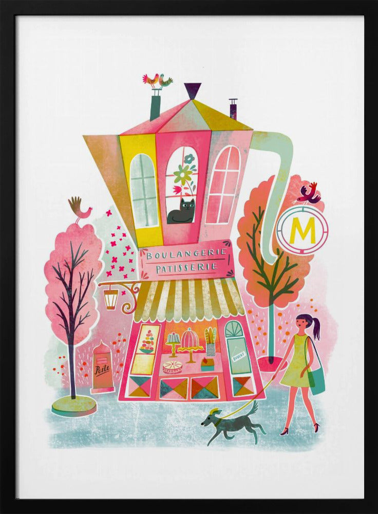 French Coffee Patisserie Vintage | Poster