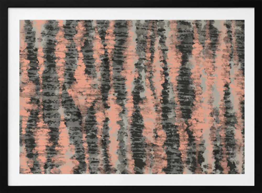 Coral Stripes | Poster