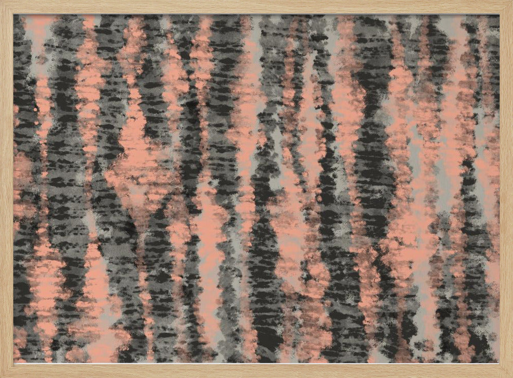 Coral Stripes | Poster