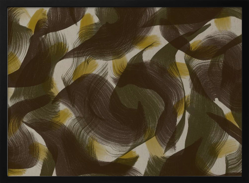 Whirling Earth Tones | Poster