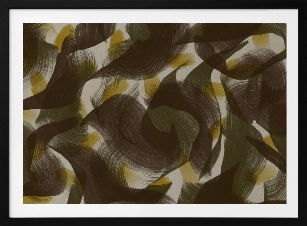 Whirling Earth Tones | Poster