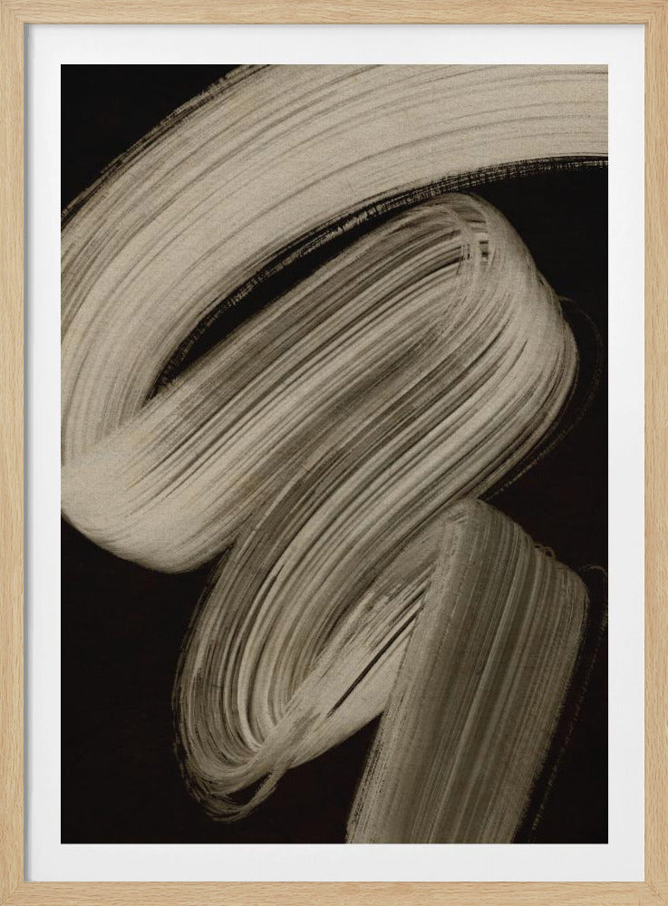 Brushstroke Whirl | Poster