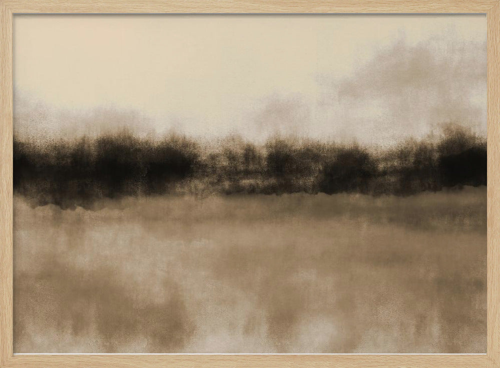 Abstract Landscape in earthy tones. | Poster