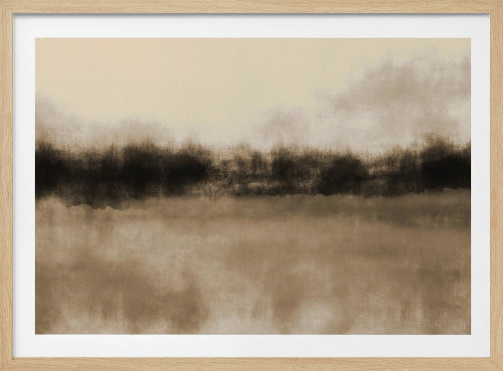 Abstract Landscape in earthy tones. | Poster