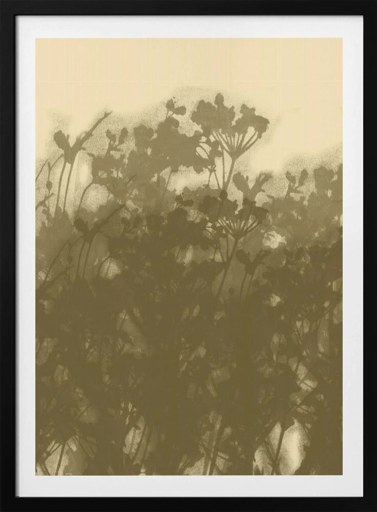 Misty Meadow. Abstract Botanical Art No.2 | Poster