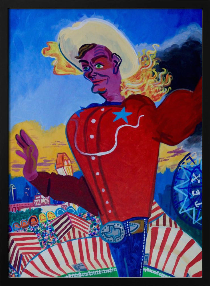 Big Tex Aflame | Poster