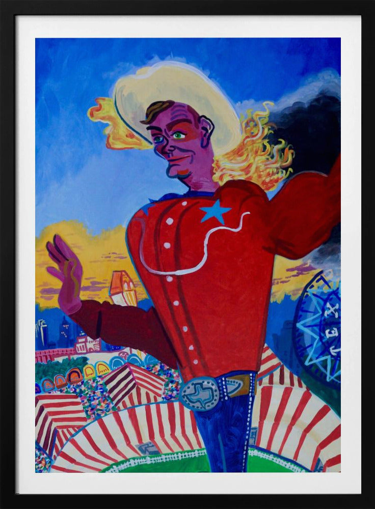 Big Tex Aflame | Poster