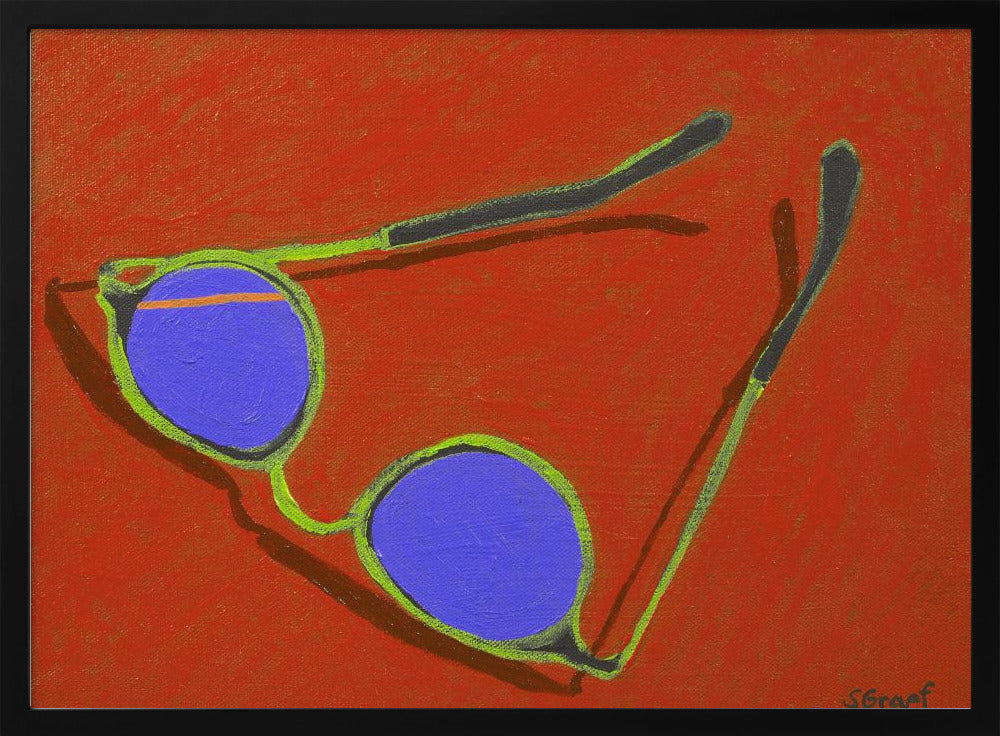 Sunglasses On Red | Poster