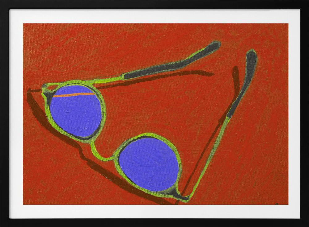 Sunglasses On Red | Poster
