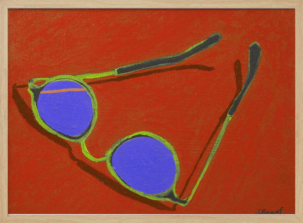Sunglasses On Red | Poster
