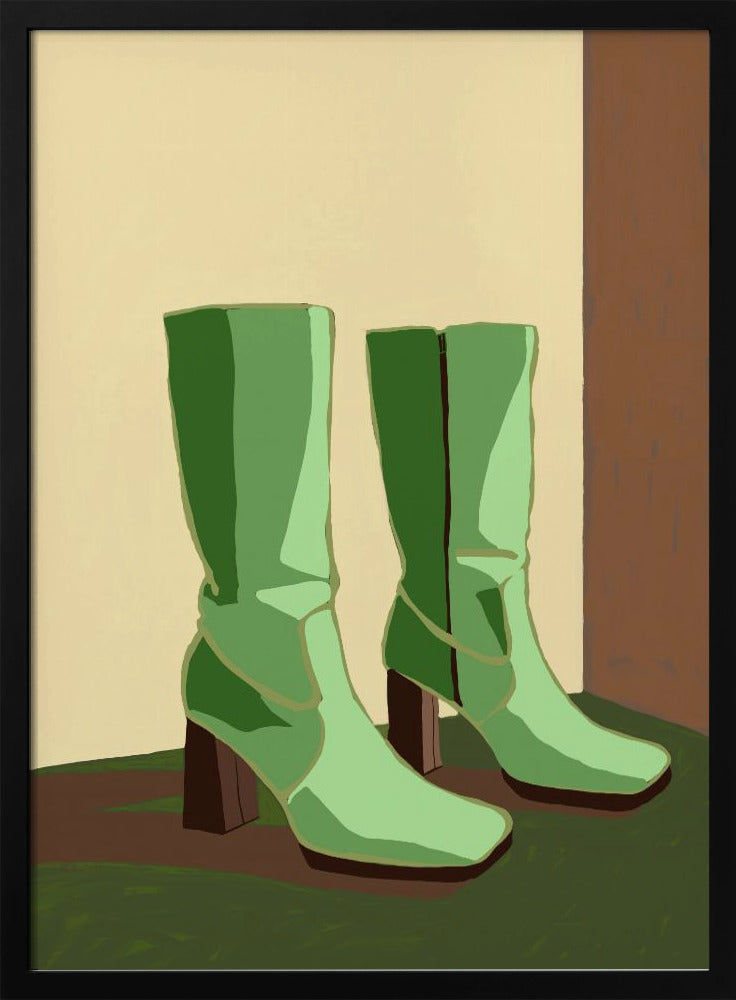 Green boots | Poster