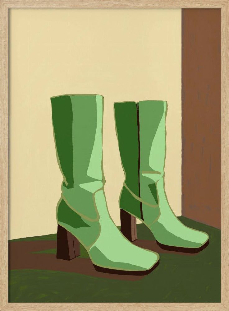 Green boots | Poster