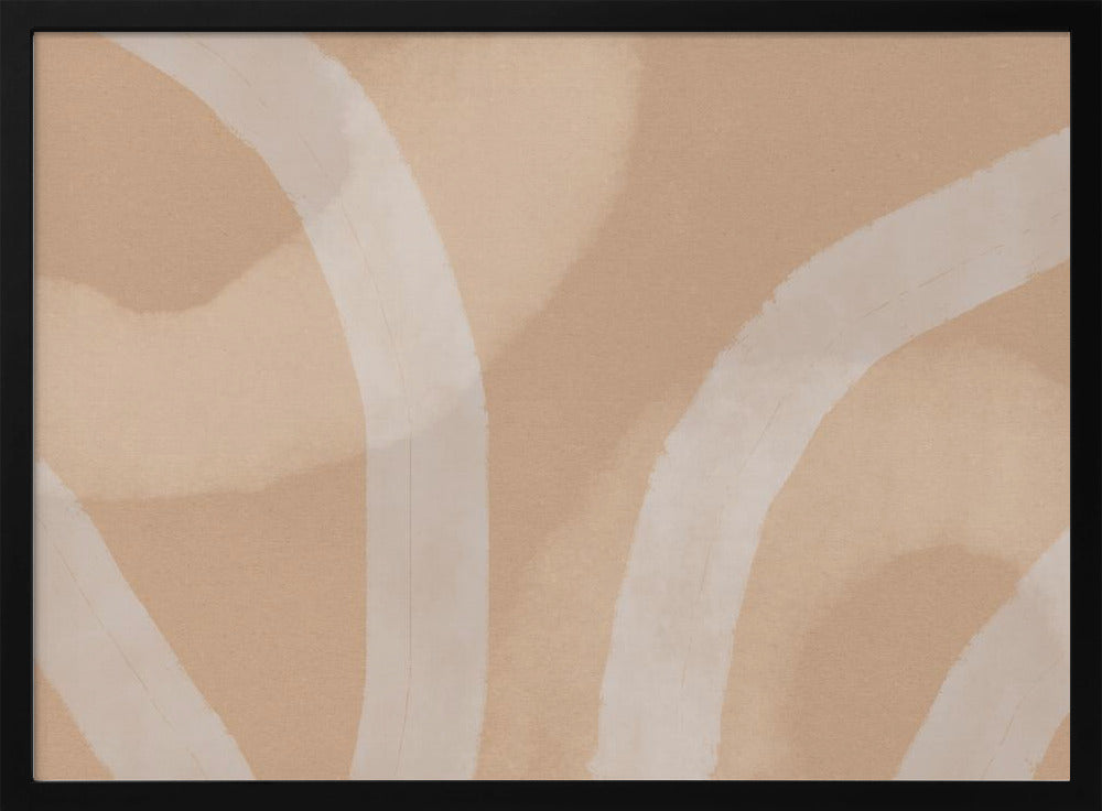 Neutral Abstract Watercolor. Minimalist In Pastel Colors No. 5 | Poster