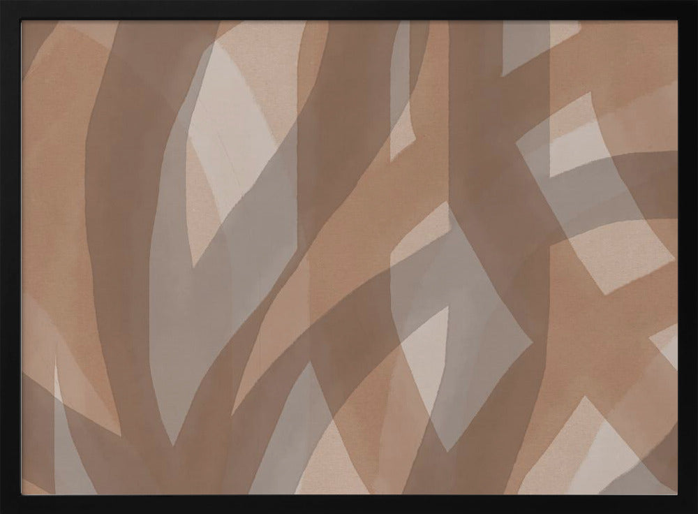 Neutral Abstract Watercolor In Nude and Pastel 5 | Poster